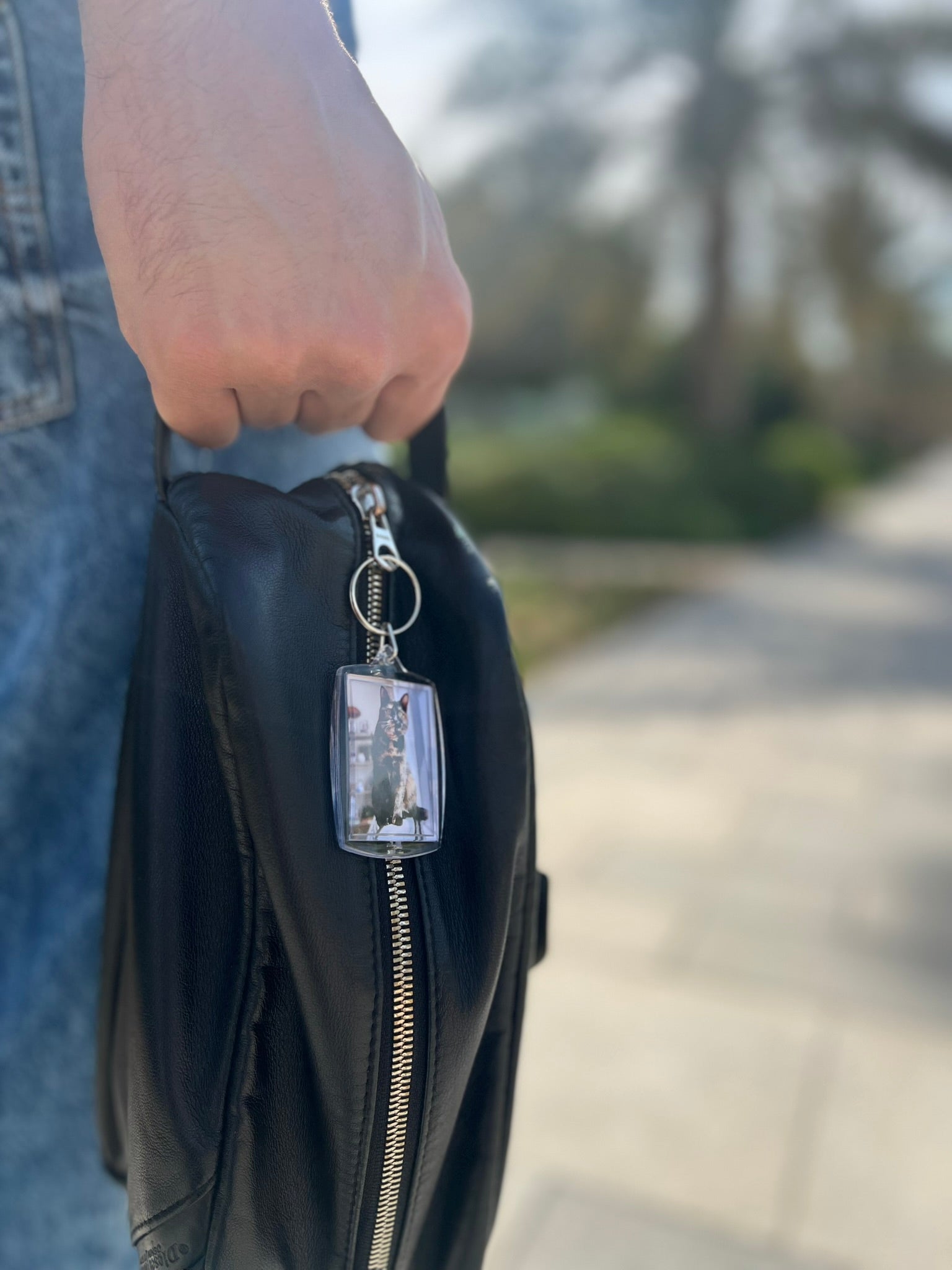 Acrylic Photo Keychain (Snap-In Frame)