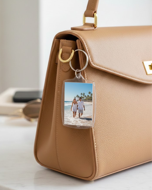 Acrylic Photo Keychain (Snap-In Frame)
